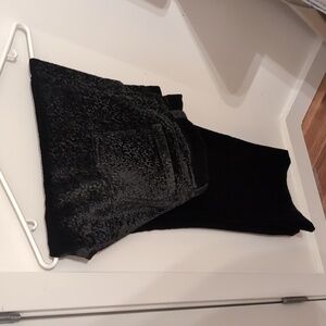 Black Velvet Pants